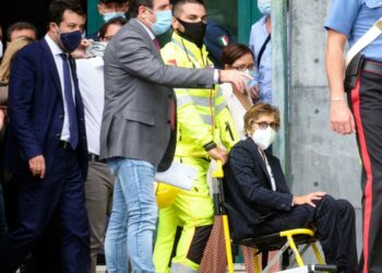 Giulia Bongiorno dopo incidente in aula (Foto: LaPresse)