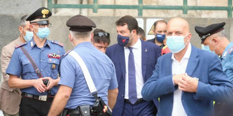 Matteo Salvini, segretario della Lega (LaPresse)