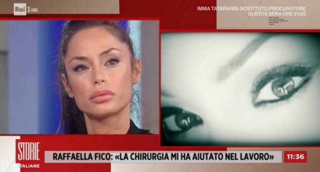 Raffaella Fico a Storie Italiane