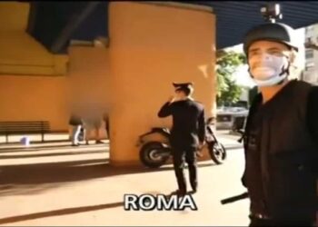 Vittorio Brumotti a Striscia la Notizia - Screenshot da video