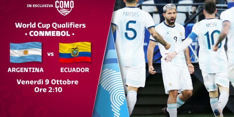 A Como Tv i diritti in esclusiva delle nazionali sudamericane, i match di qualificazione ai Mondiali 2022