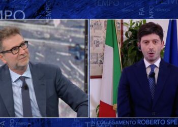 Roberto Speranza a Che tempo che fa