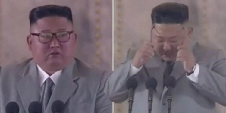 Kim Jong-un in lacrime