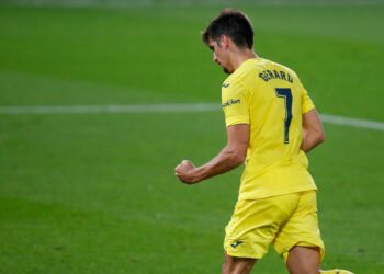 Probabili formazioni Villarreal Dinamo Zagabria - Gerard Moreno, attaccante del Villarreal (Foto LaPresse)