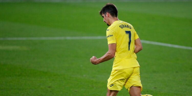 Probabili formazioni Villarreal Dinamo Zagabria - Gerard Moreno, attaccante del Villarreal (Foto LaPresse)