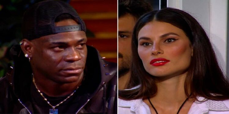 Mario Balotelli e Dayane Mello al Grande Fratello Vip