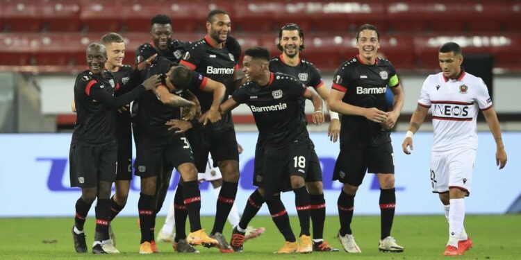 Video Bayer Leverkusen Union SG (Foto LaPresse)