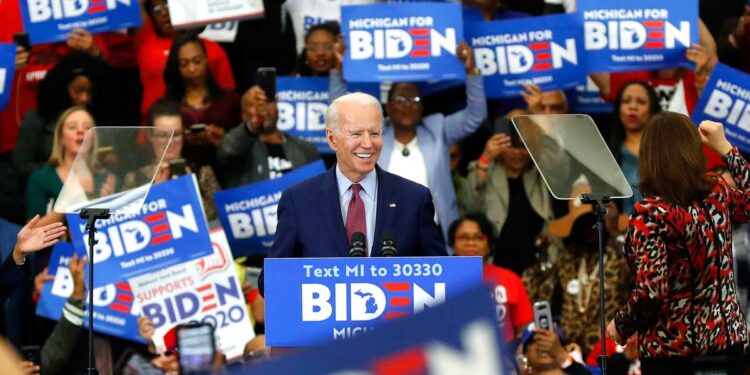 Joe Biden, candidato per il Partito Democratico