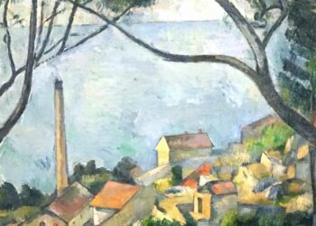 Paul Cézanne (1839-1906), Mer à l'Estaque (1879), particolare