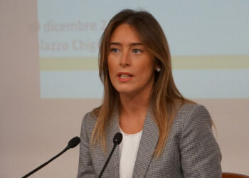 La politica Maria Elena Boschi