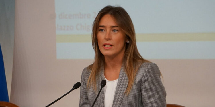 La politica Maria Elena Boschi