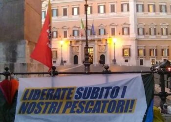 Il sit-in davanti a Montecitorio