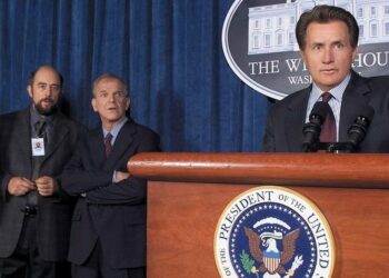 Una scena di The West Wing