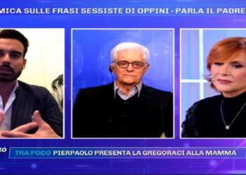 Franco Oppini e Francesco Fredella a Pomeriggio 5