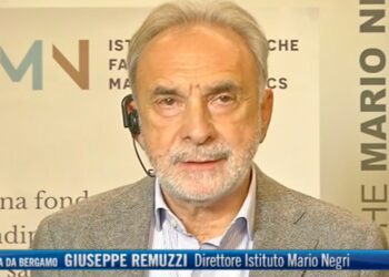 Il professor Giuseppe Remuzzi al Tg4