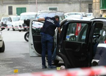 Polizia a Napoli (LaPresse)