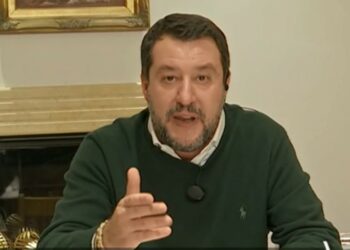 Matteo Salvini, foto da Quarta Repubblica