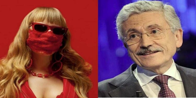 Myss Keta e Massimo D'Alema