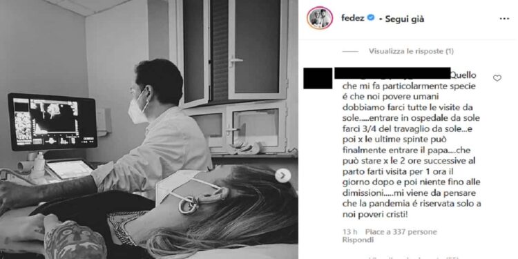 L'ecografia di chiara Ferragni pubblicata da Fedez - Foto Instagram