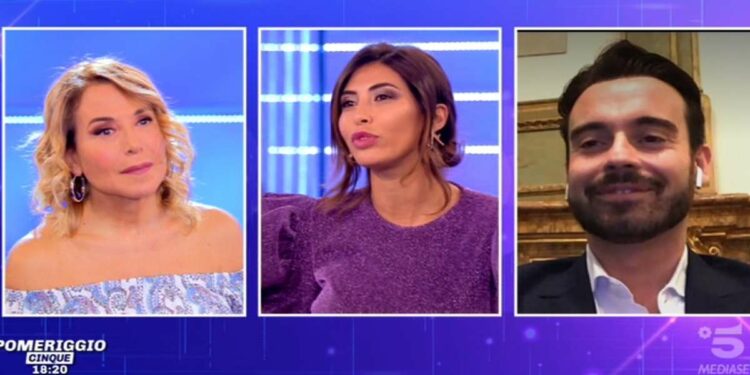 Francesco Fredella e Mila Suarez a Pomeriggio 5