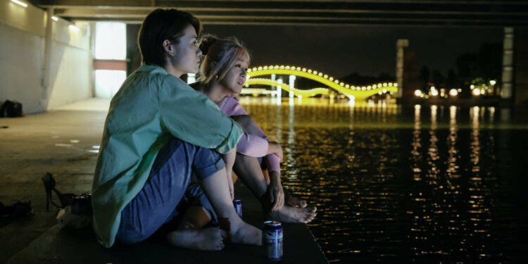 Una scena del film Mi Zhou GuangZhou/Mickey on the road