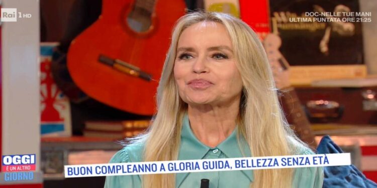 Gloria Guida a Oggi è un altro giorno