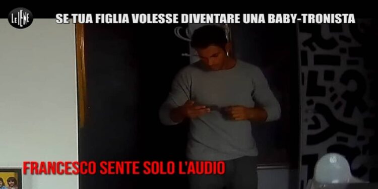 Francesco Arca vittima di uno scherzo de Le Iene - Screenshot da video