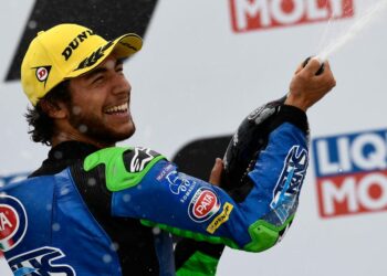 Diretta Presentazione Esponsorama - Enea Bastianini, campione del mondo della Moto2 2020 (LaPresse)