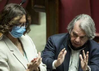 Mariastella Gelmini e Renato Brunetta (LaPresse)