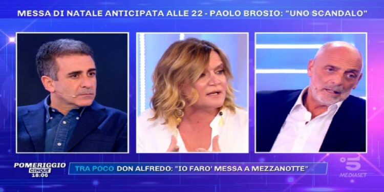 Patrizia Groppelli contro Paolo Brosio a Pomeriggio 5