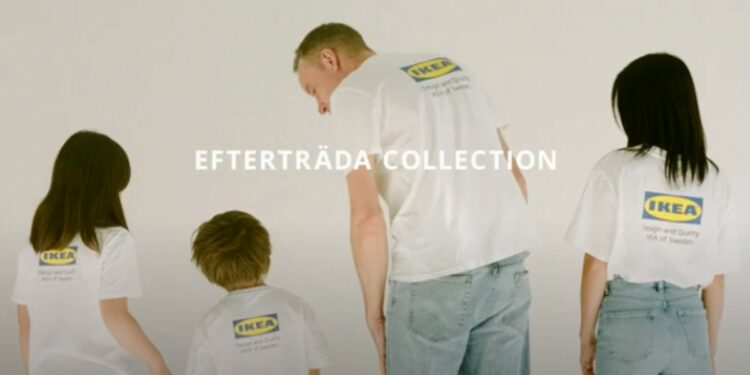 Ikea, linea abbigliamento Efterträda (foto da Youtube)