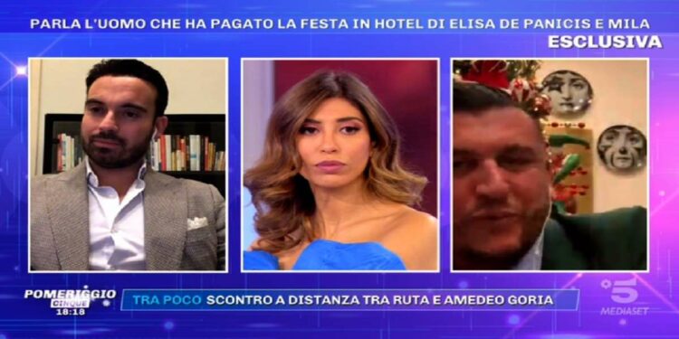 Aronne, l'amico di Mila Suarez e Francesco Fredella a Pomeriggio 5