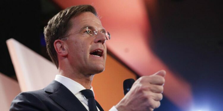 Il Primo ministro olandese Mark Rutte (LaPresse)