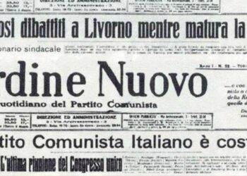 Apertura del quotidiano L'Ordine nuovo (Foto dal web)