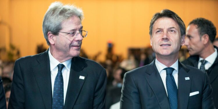 Paolo Gentiloni e Conte