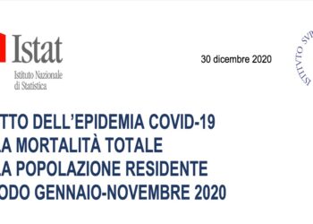 Rapporto Istat-Iss, Impatto dell’epidemia Covid-19 sulla mortalità