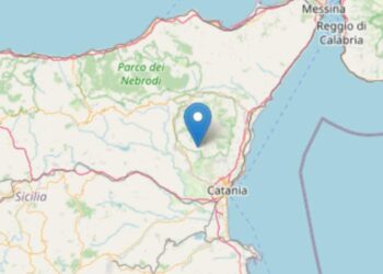 Terremoto oggi Catania, 2.9 M