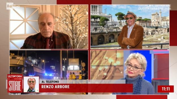 Edoardo Vianello e Renzo Arbore a Storie Italiane