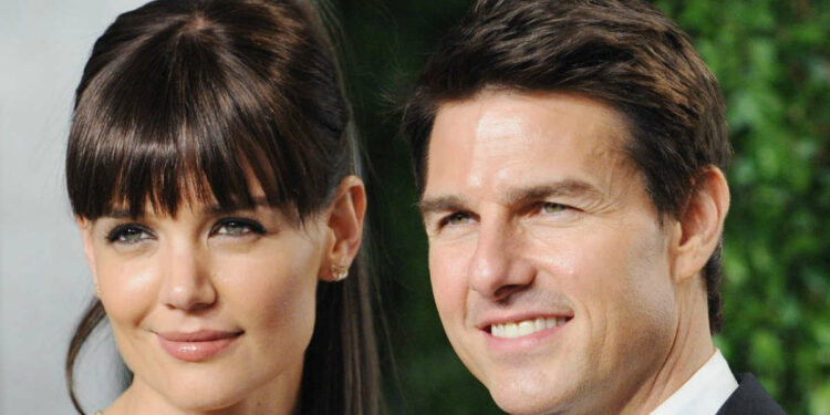 Tom Cruise in compagnia di Katie Holmes