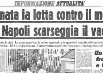 Il colera del 1973 a Napoli in un quotidiano dell'epoca