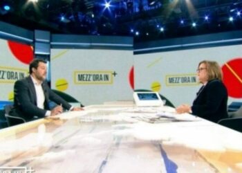 Salvini vs Annunziata a Mezz'ora in più (Rai Tre)