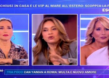 Caterina Collovati contro Jo Squillo a Pomeriggio 5