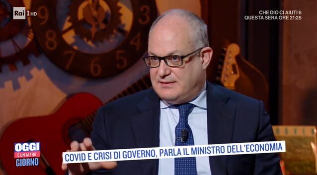 Ministro Gualtieri a Oggi è un altro giorno