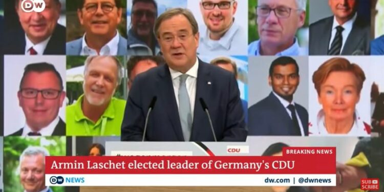 Armin Laschet nuovo leader Cdu (Youtube)