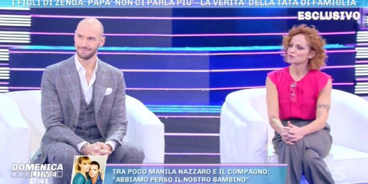 Nicolò Zenga e la tata a Domenica Live