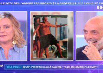 Patrizia Groppelli e Paolo Brosio a Pomeriggio 5