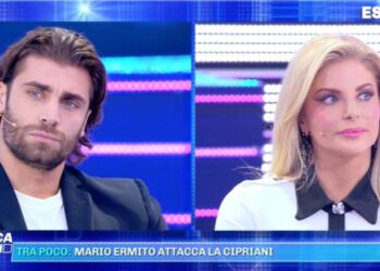 Mario Ermito e Francesca Cipriani