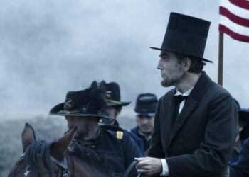 Una scena del film Lincoln