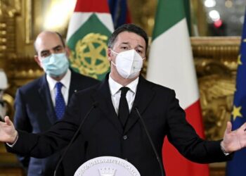 Matteo Renzi al Quirinale (LaPresse)