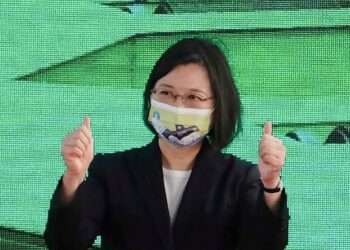 La presidente di Taiwan Tsai Ing-wen (LaPresse)